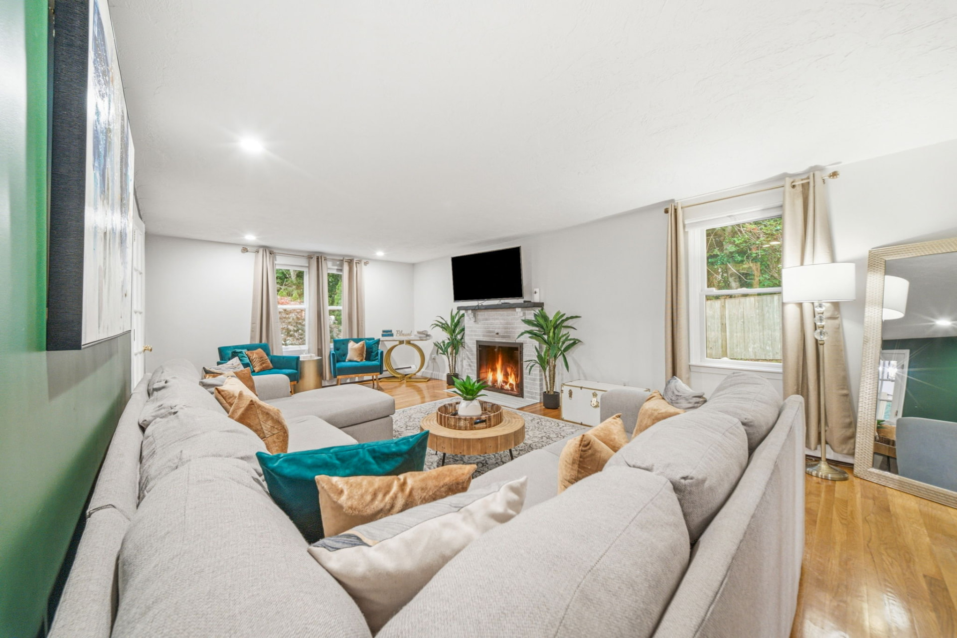 Fireplace sitting room